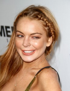 Lindsay Lohan and Charlie Sheen at Scary Movie V Premiere in Hollywood